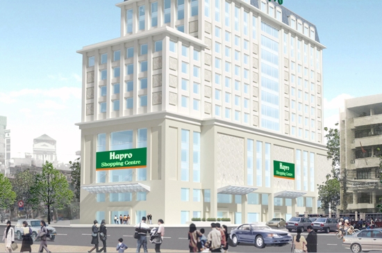 Phối cảnh tòa nhà Hapro Building.