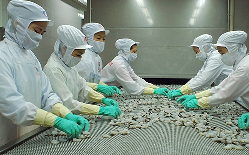 Giá trị kim ngạch xuất khẩu thủy sản tháng 112012 đạt 514 triệu USD nâng tổng giá trị xuất khẩu thủy sản 11 tháng lên 5,59 tỷ USD, tăng 1,2% so với cùng kỳ năm 2011.<br>
