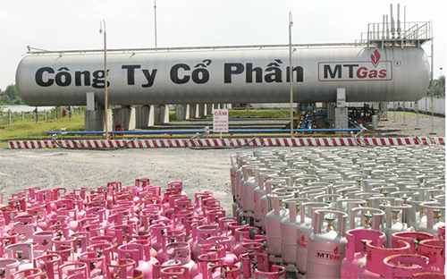 Sản phẩm gas của Công ty MTGas.<br>