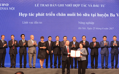 Vinamilk sẽ đầu tư chăn nuôi bò sữa công nghệ cao tại Hà Nội