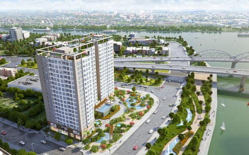Dự án Riva Park được xây dựng bởi nhà thầu Hòa Bình và dự kiến bàn giao vào quý 2/2017.