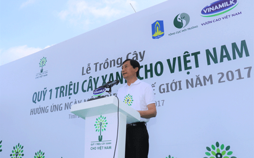 Ông Trần Minh Văn - Giám đốc Điều hành Công ty Vinamilk phát biểu tại sự kiện.