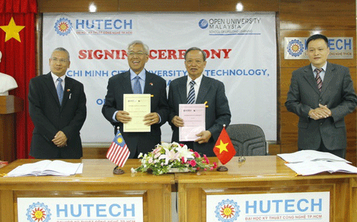 HUTECH chọn đối tác OUM để mở ra cơ hội học tập dành cho đối tượng đã tốt nghiệp đại học với chương trình MBA Quốc tế do OUM cấp bằng. <br>