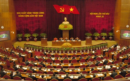 Hội nghị Trung ương 6 khóa XI diễn ra từ ngày 1 - 15/10/2012.