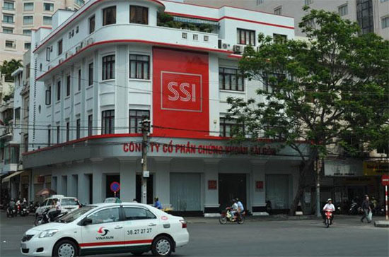 Hội sở của SSI tại đường Nguyễn Huệ, quận 1, Tp.HCM.
