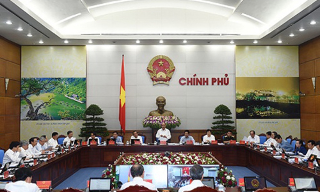 Một phiên họp thường kỳ của Chính phủ.