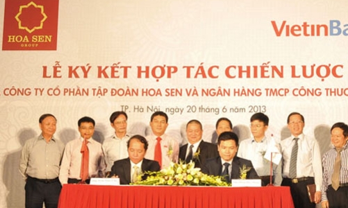 Hoa Sen hợp tác chiến lược với Vietinbank