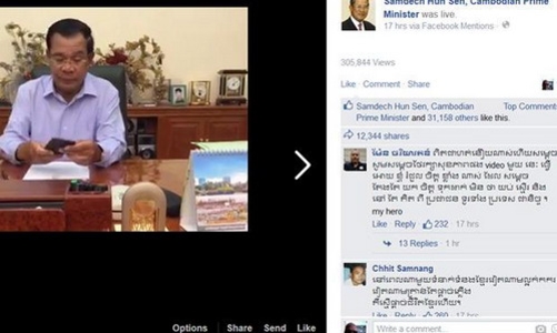 Khi ông Hun Sen dùng Facebook