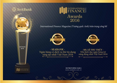 Các giải thưởng của IFM trao tặng SeABank được bình chọn trên cơ sở đánh
 giá tình hình hoạt động kinh doanh và chiến lược kinh doanh của Ngân 
hàng thông qua các chỉ số tài chính, quy mô doanh nghiệp, mở rộng mạng 
lưới kinh doanh, tình hình hoạt động, kinh doanh, giao dịch.