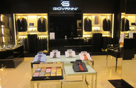 Giovanni là thương hiệu thời trang dành cho doanh nhân và nhân viên công sở của Italia, được phân phối tại Việt Nam từ năm 2007.
