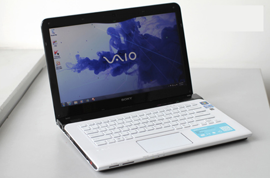Sony Vaio E bị mất mầu nửa màn hình khi cắm sạc - Ảnh minh họa.