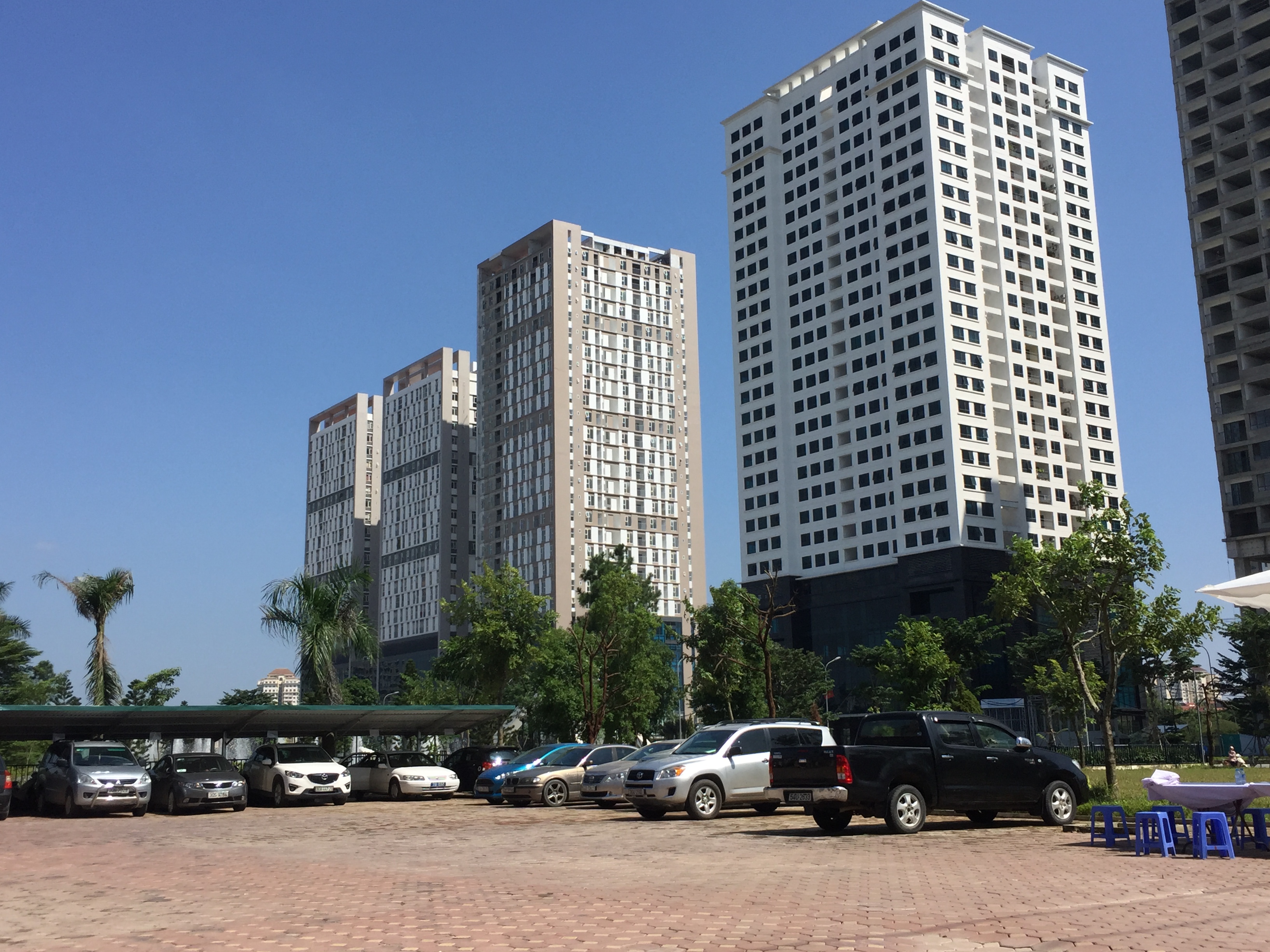 Một góc dự án khu Ngoại giao đoàn - Ảnh: Bảo Anh.<br>