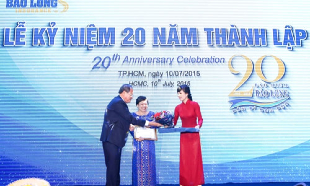 Lễ kỷ niệm 20 thành lập của Tổng công ty Cổ phần Bảo hiểm Bảo Long.