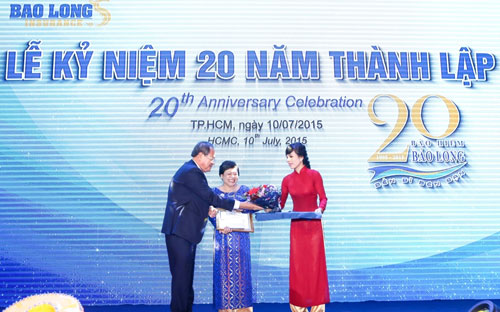 Lễ kỷ niệm 20 thành lập của Tổng công ty Cổ phần Bảo hiểm Bảo Long.