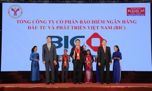 BIC đứng trong Top 100 Thương hiệu mạnh Việt Nam năm 2016