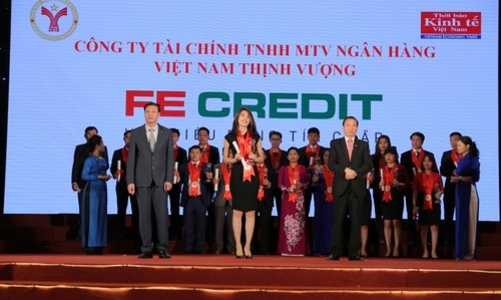 FE Credit nhận danh hiệu Thương hiệu Mạnh Việt Nam