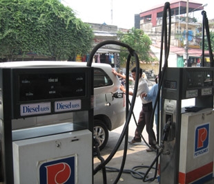 Một cây xăng của Petrolimex - Ảnh: Anh Quân.
