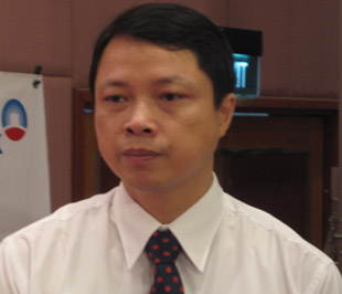 Ông Nguyễn Văn Du, Phó tổng giám đốc Ngân hàng Công thương Việt Nam - Ảnh: Anh Quân.