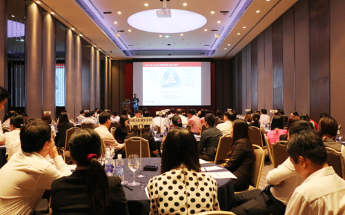 Buổi hội thảo đã thu hút được sự chú ý và nhận được nhiều trao đổi tích cực từ phía lãnh đạo các doanh nghiệp.