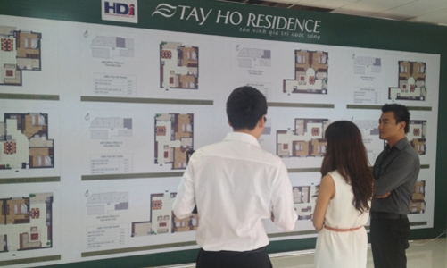 Chào bán căn hộ đang hoàn thiện Tay Ho Residence