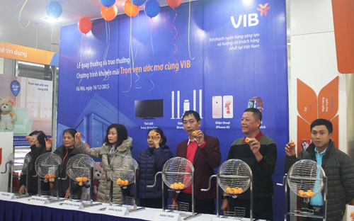 Chương trình còn 1 đợt quay thưởng cuối cùng vào tháng 1/2016.