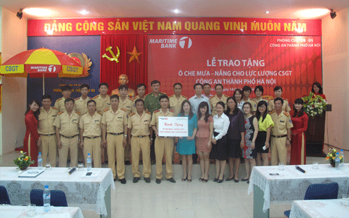 Trong thời gian tới, Maritime Bank sẽ tiếp tục hành trình tặng ô cho lực
 lượng cảnh sát giao thông tại các thành phố trọng điểm trên cả nước.