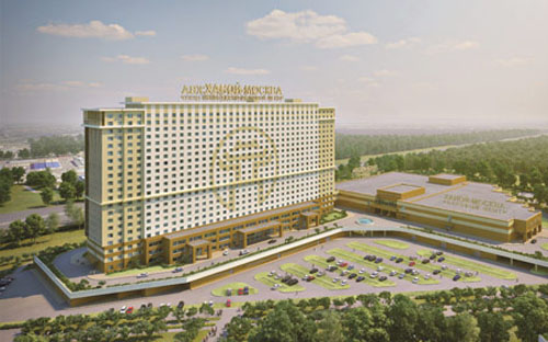 Trung tâm Văn hóa, Thương mại đa chức năng và Khách sạn Hà Nội-Moscow được xây dựng trên khu đất 4,9 ha,
 tại Đại lộ Yaroslavskoe, Moscow, LB Nga.