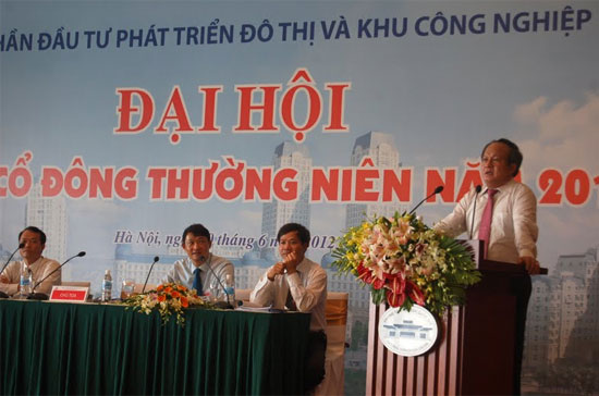 Đoàn chủ tịch Đại hội đồng cổ đông Sudico.