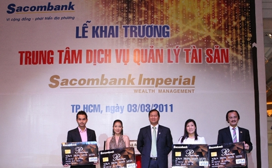 Lễ khai trương Sacombank Imperial.