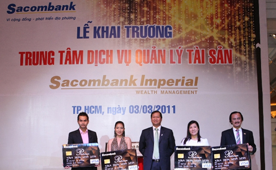Lễ khai trương Sacombank Imperial.