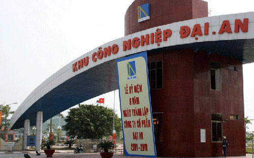 Khu công nghiệp Đại An nơi dự kiến đặt bệnh viện.<br>