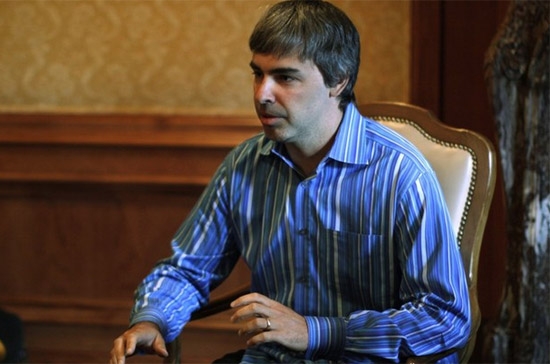 Ông Larry Page, đồng sáng lập ra công cụ tìm kiếm Google - Ảnh: Reuters.