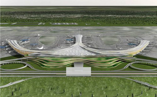 Mô hình cảng hàng không quốc tế Long Thành<br>