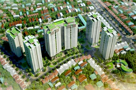 Phối cảnh dự án Berriver Long Biên.