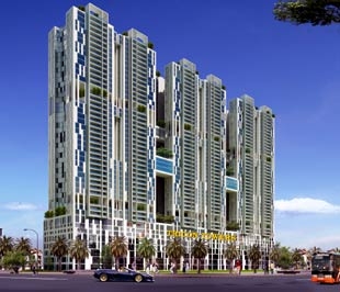 Phối cảnh dự án Tricon Towers.