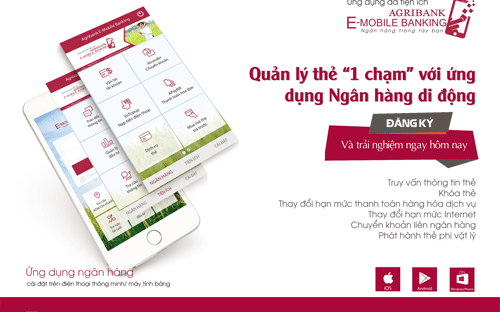 Ứng dụng ngân hàng di động Agribank E-Mobile Banking hứa hẹn tạo nên một xu hướng sử dụng các dịch vụ ngân hàng hoàn toàn mới.