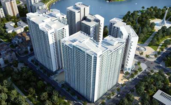 Phối cảnh dự án Mandarin Garden của HPG.