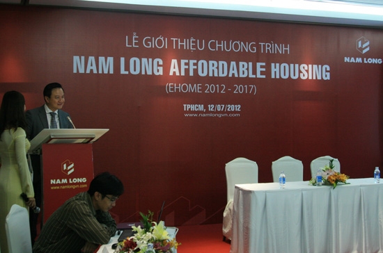 Tháng 7 và 8 sắp tới, Nam Long sẽ đưa ra thị trường căn hộ dự án EHome 3 Tây Sài Gòn có khuôn viên rộng 63.891 m2 gồm 14 đơn nguyên chung cư cao 9 tầng với khoảng 2.000 căn hộ.