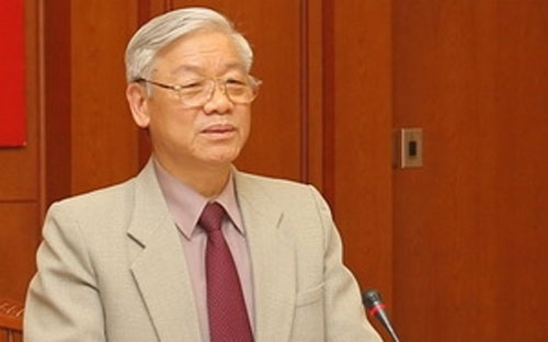 Tổng bí thư Nguyễn Phú Trọng.