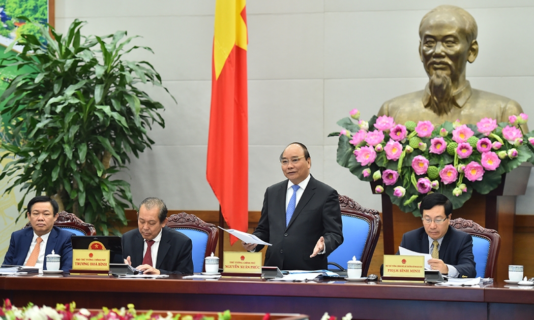 Thủ tướng Nguyễn Xuân Phúc chủ trì phiên họp của Chính phủ ngày 28/12.