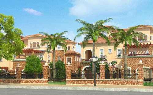 Phối cảnh biệt thự thuộc dự án Nam An Khánh.<br>