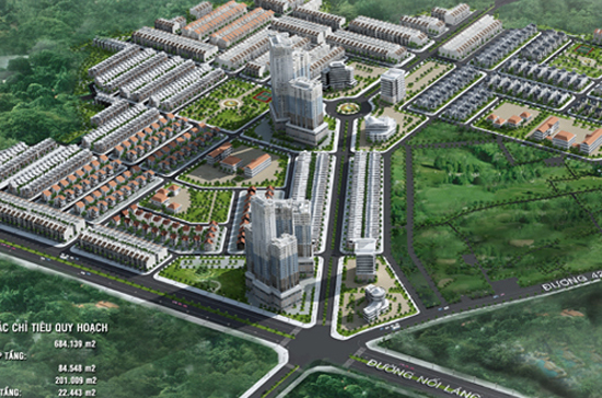 Phối cảnh khu đô thị mới Nam An Khánh.