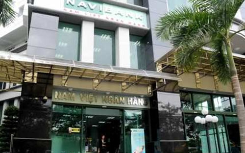 Bên ngoài một chi nhánh của Navibank.<br>