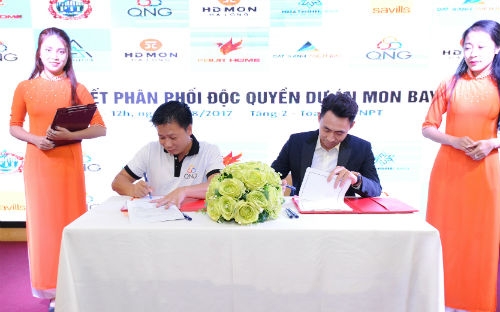 Lễ ký kết do Tập đoàn HDMon tổ chức hôm 25/8.<br>