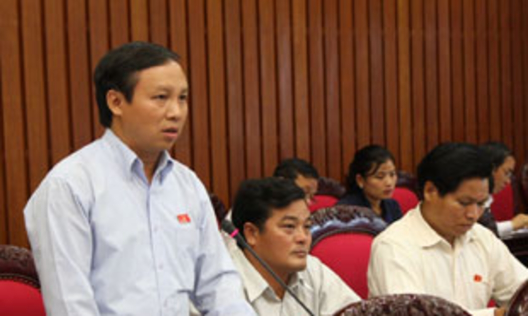 Đại biểu Ngô Đức Mạnh: Dự luật không có chế tài nào đủ mạnh để quản lý - Ảnh: TTXVN.