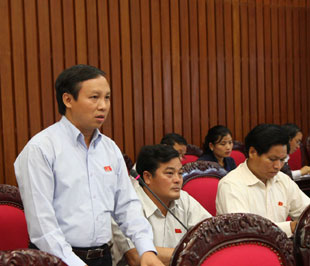 Đại biểu Ngô Đức Mạnh: Dự luật không có chế tài nào đủ mạnh để quản lý - Ảnh: TTXVN.
