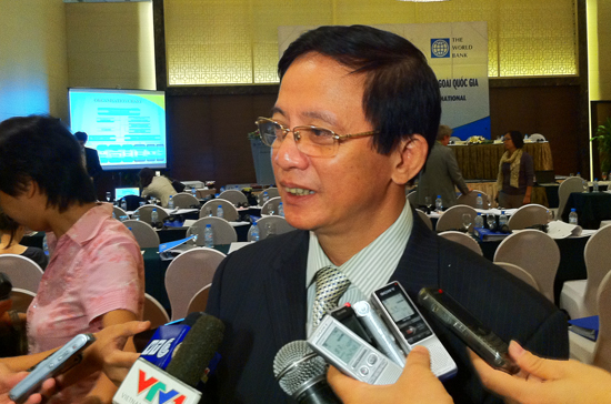 Cục trưởng Cục Quản lý nợ và Tài chính đối ngoại Nguyễn Thành Đô - Ảnh: Anh Quân.