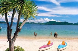 Các bãi biển của Việt Nam nhìn chung khá bằng phẳng, nước trong, sóng gió vừa phải rất thích hợp cho tắm biển và các hoạt động vui chơi giải trí trên biển.