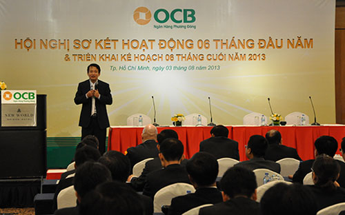 Năm 2013 OCB đặt chỉ tiêu 320 tỷ đồng lợi nhuận trước thuế.
