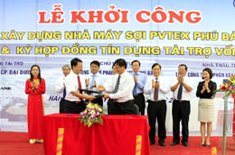 Lễ ký hợp đồng tín dụng giữa OceanBank với PVTEX.